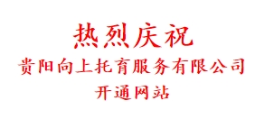 热烈庆祝 贵阳向上托育服务有限公司 开通网站