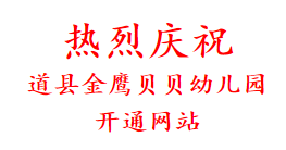 热烈庆祝 道县金鹰贝贝幼儿园 开通网站